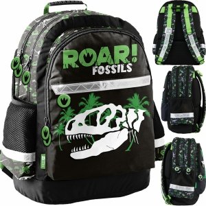 DINOZAURY PLECAK CHŁOPIĘCY SZKOLNY TYRANOZAUR DO PODSTAWÓWKI PASO CHŁOPIĘCY