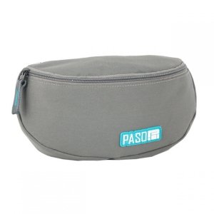 Szara Nerka Saszetka na Pas Torebka Torba Biodrówka [17-510UP]