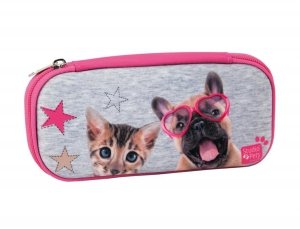 Piórnik Etui Szkolny Kotek Piesek dla Dziewczyny PEE-0011