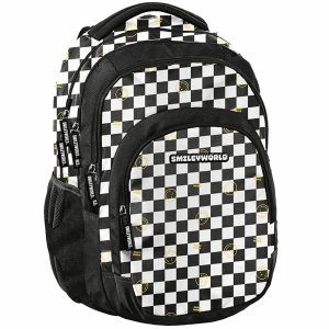 SMILEY SZACHOWNICA DUŻY PLECAK BeUniq MŁODZIEŻOWY SZKOLNY DLA DZIEWCZYNY