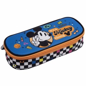 PIÓRNIK MYSZKA MICKEY SZKOLNY SASZETKA Z KLAPKĄ DLA CHŁOPAKÓW DISNEY