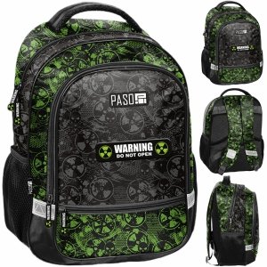 PLECAK SZKOLNY DO PODSTAWÓWKI WARNING ALERT DO 1 KLASY CHŁOPIĘCY PASO