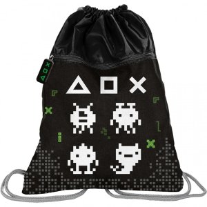 Worek Piksele Gra Na Kapcie Obuwie Wf 2-kom. Gamer Paso [PP23GE-713]