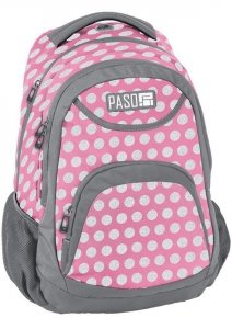Plecak Młodzieżowy Szkolny Różowy [18-2708PI/16]