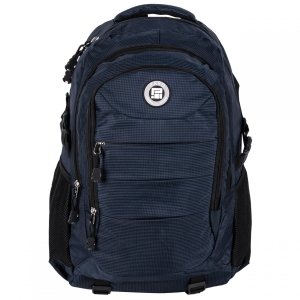 Duży Plecak Młodzieżowy Męski Turystyczny Niebieski do Szkoły [22-30060BL]