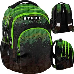 Piksele Plecak Szkolny dla Chłopaka Paso Gra Gry [PP22CR-2706]