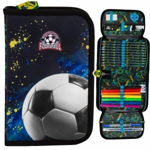 PIÓRNIK PIŁKA NOŻNA SZKOLNY DO PODSTAWÓWKI DLA CHŁOPAKA Z WYPOSAŻENIEM