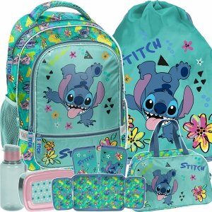 PLECAK SZKOLNY ZESTAW 6w1 STITCH DO 1 KLASY DLA DZIEWCZYNEK LILO i STICH