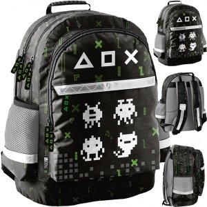 Gamer Plecak Szkolny Gaming Gra Gry Piksele Paso [PP23GE-116]