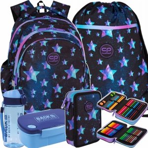 PLECAK COOLPACK SZKOLNY CP ZESTAW 5el DLA DZIEWCZYNY STAR NIGHT GWIAZDKI