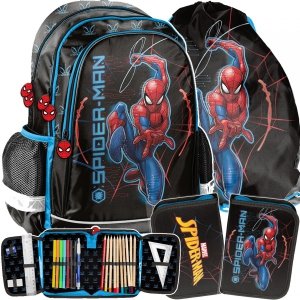 Zestaw Plecak Szkolny Spider-man Tornister dla Uczniów [SP23PA-081]