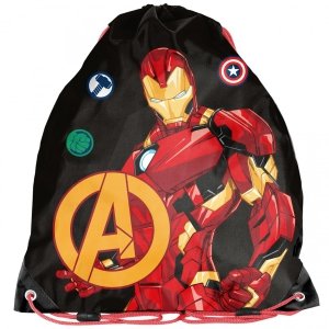 Iron Man Worek Avengers na Obuwie Kapcie Paso do Podstawówki [AV22CI-712]