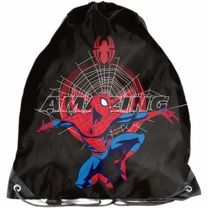 SPIDERMAN CHŁOPIĘCY WOREK NA OBUWIE WF KAPCIE MARVEL DO 1 KLASY PASO