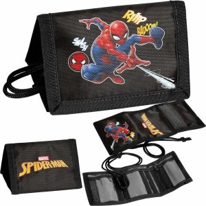 CHŁOPIĘCY Portfel MARVEL Dziecięcy Szkolny Portfelik SPIDERMAN dla Uczniów PASO