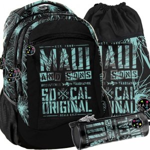 Maui&Sons Plecak Chłopięcy Młodzieżowy Szkolny [MAUD-2808]