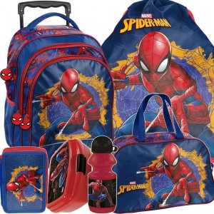 Plecak na Kółkach Spider-Man Szkolny dla Uczniów [SPU-300]