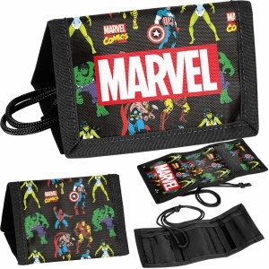 Portfel Marvel Dziecięcy Szkolny Portfelik Avengers Chłopięcy dla Uczniów