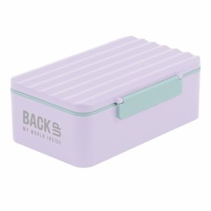 ŚNIADANIÓWKA FREE BPA FIOLETOWA DLA DZIEWCZYNEK BACKUP 2 PRZEGRODY