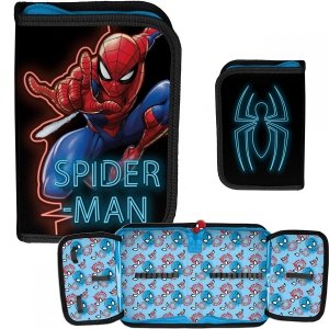 Szkolny Piórnik SpiderMan dla Chłopaków Jednokomorowy [SP22CS-P001BW]