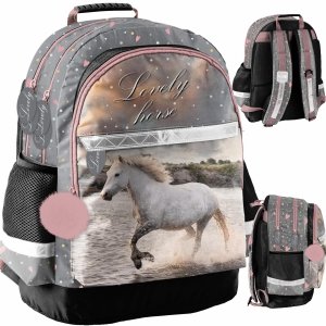 Plecak Szkolny z Koniem Koń dla Dziewczynki Konie Paso [PP22HR-116]
