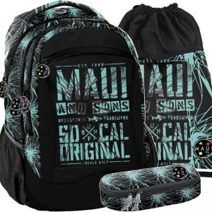 Plecak Chłopięcy Młodzieżowy Szkolny Maui&Sons [MAUD-2808]