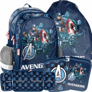 Komplet Iron Man Plecak Szkolny dla Chłopaka Avengers [AV22KK-081]