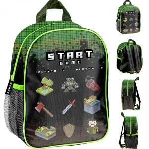 Mały Plecaczek Wycieczkowy Plecak Minecraft Gamer [PP23CR-303]