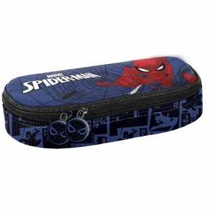 SZKOLNY PIÓRNIK SPIDER-MAN CHŁOPIĘCY OWALNY Z KLAPKĄ DO PODSTAWÓWKI PASO