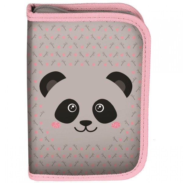 Panda na Plecaku Szkolnym dla Dziewczynki Różowy z Uszami [PP20PA-260]