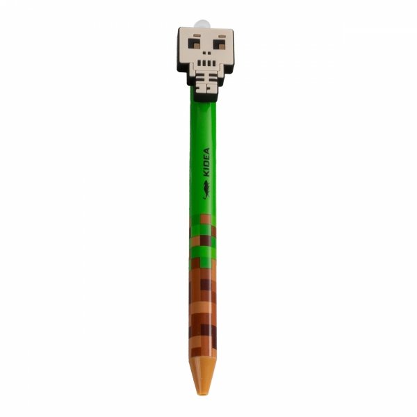 4 szt. WYMAZYWALNY DŁUGOPIS KOMPLET MINECRAFT KIDEA PIKSELE GAMING GAMER