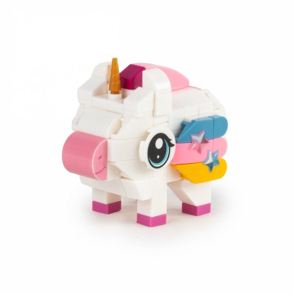 SNAPETS KLOCKI KONSTRUKCYJNE BIAŁY JEDNOROŻEC DLA DZIECKI KIDEA DERFORM