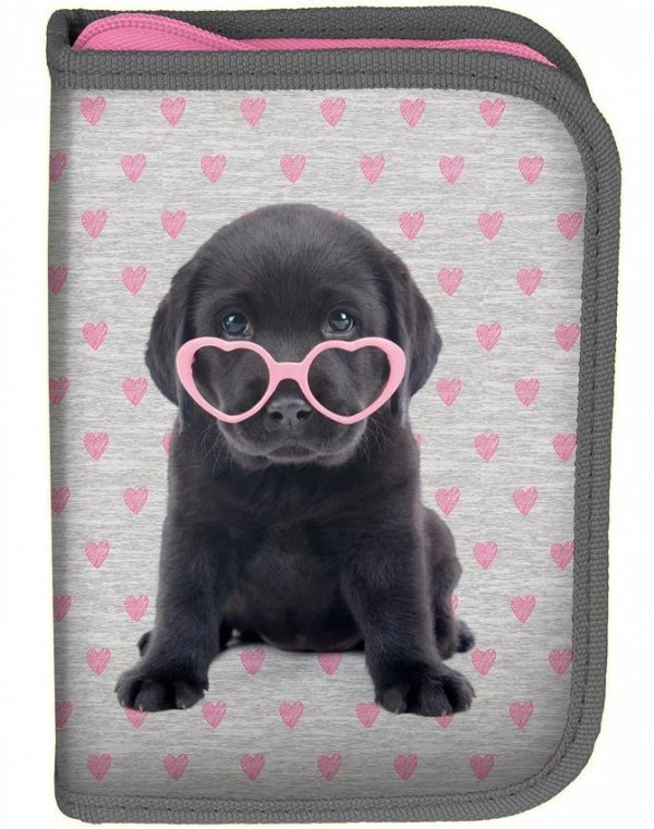 Tornister Szkolny dla Uczennicy Labrador Czarny Piesek [PTB-524]