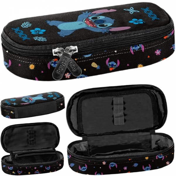 STITCH PLECAK MŁODZIEŻOWY SZKOLNY CZARNY BeUniq 4 KOMOROWY LILO i STICH