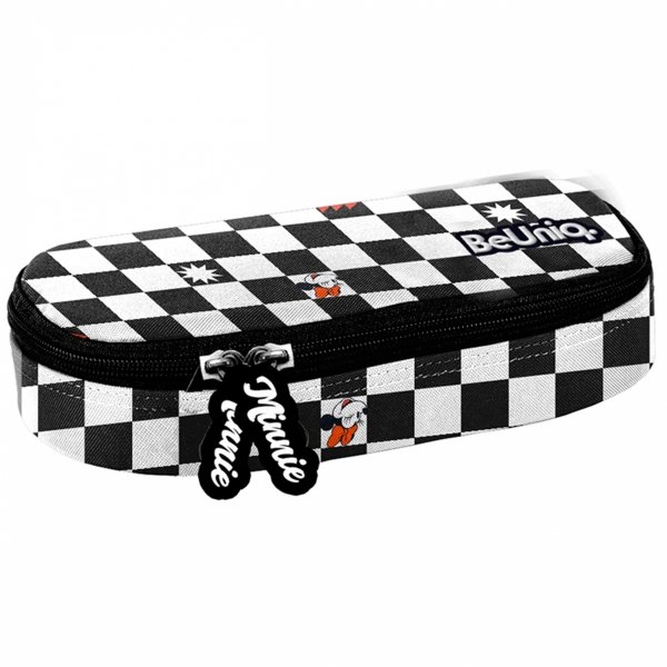 SZACHOWNICA PLECAK MŁODZIEŻOWY SZKOLNY CZARNY BeUniq 4 KOMOROWY ZESTAW 3w1