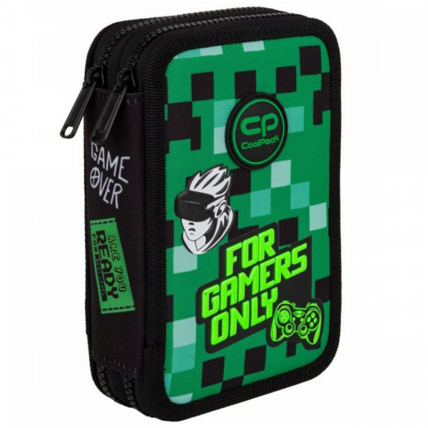 PLECAK COOLPACK CP ZESTAW 3w1 SZKOLNY PIKSELE GAMER GAMING DLA CHŁOPAKA