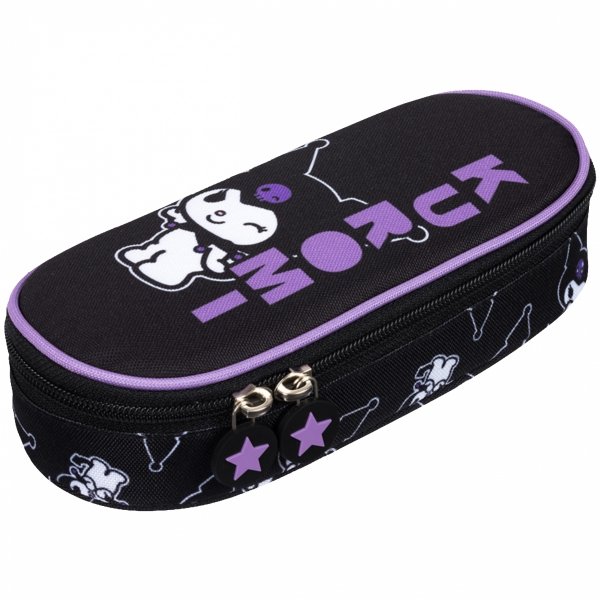 KUROMI BLACK PLECAK KOMPLET 3w1 MAJEWSKI DLA DZIEWCZYNY 4-komorowy