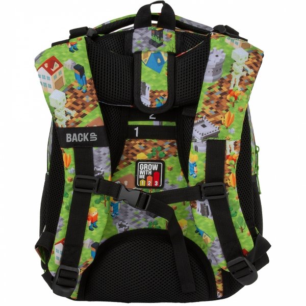 GAMING MINECRAFT PLECAK DLA CHŁOPAKA BACKUP DO PODSTAWÓWKI KOMPLET 5w1