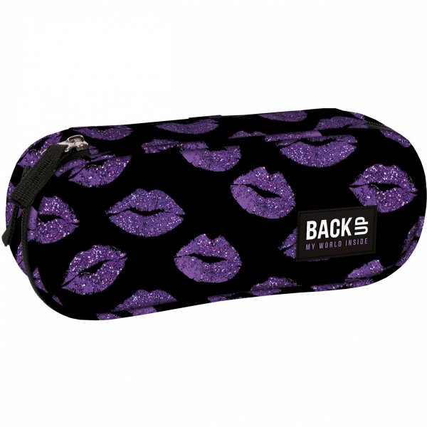 USTA BACKUP PLECAK SZKOLNY MŁODZIEŻOWY DZIEWCZĘCY GLITTER KISS KOMPLET 5w1