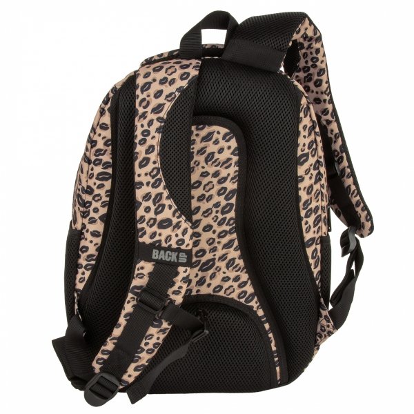 BACKUP MŁODZIEŻOWY SZKOLNY PLECAK PANTERKA ZESTAW 5el USTA DLA DZIEWCZYNY