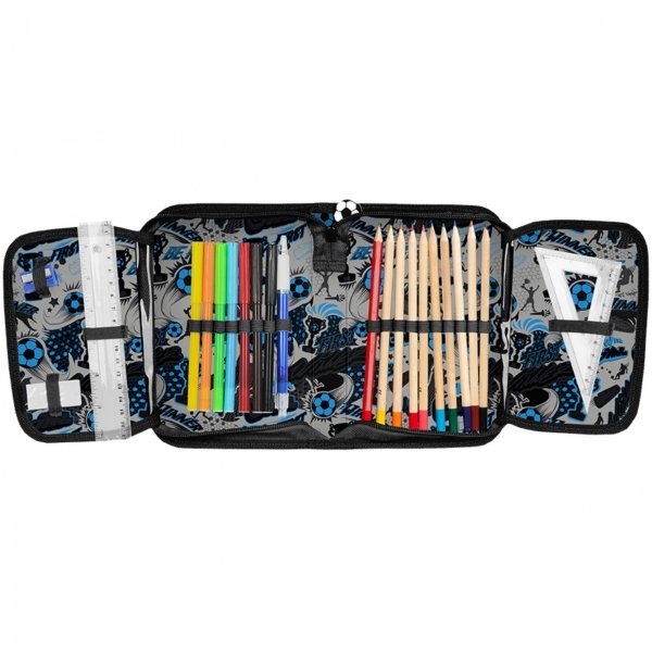 ZESTAW 3w1 FOOTBALL PLECAK SZKOLNY DO KLAS 1-3 PODSTAWÓWKI PASO PIŁKA NOŻNA