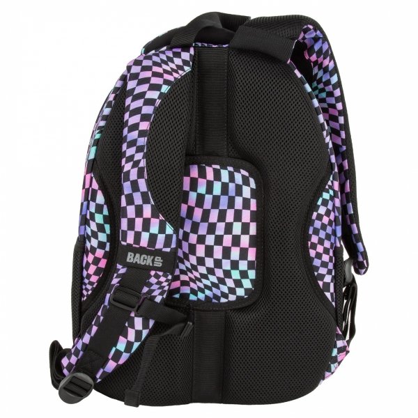 KOMPLET 5w1 PLECAK SZKOLNY MŁODZIEŻOWY BACKUP DLA DZIEWCZYNY SZACHOWNICA