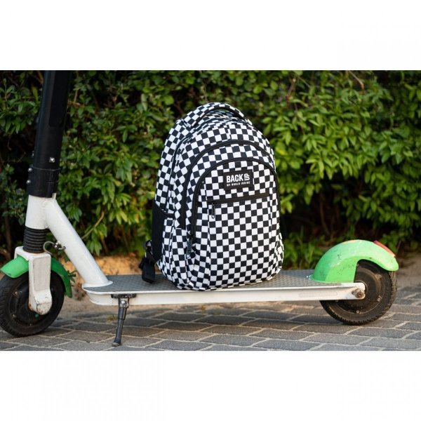 PLECAK W SZACHOWNICE PLECAK BACKUP MŁODZIEŻOWY SZKOLNY ZESTAW 2w1 DERFORM