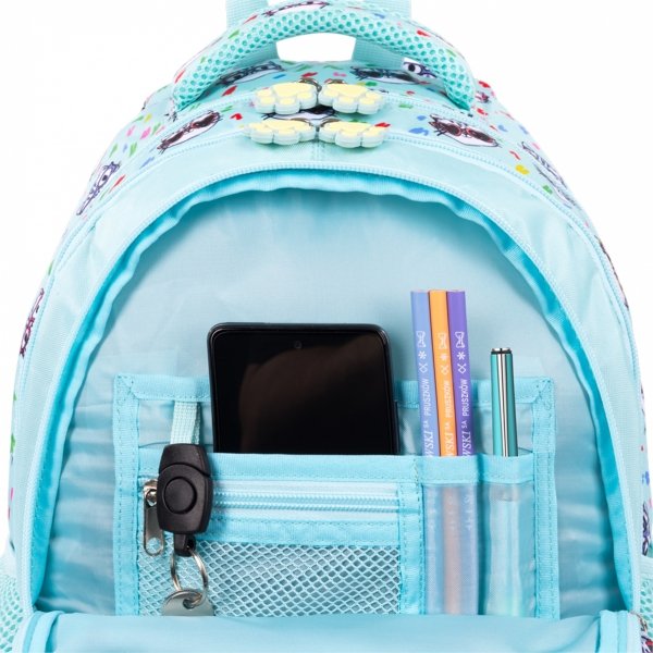 KOTEK MINT ZESTAW 5w1 MAJEWSKI DLA DZIEWCZYNEK PLECAK KOTKI DO PODSTAWÓWKI