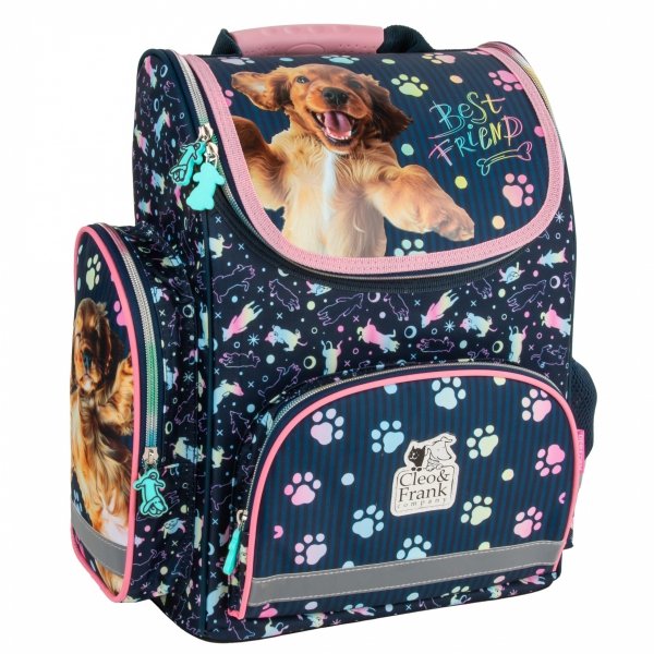 TORNISTER SZKOLNY PIESKI DO 1 KLASY Z PIESKIEM DLA DZIEWCZYNEK KOMPLET 5w1