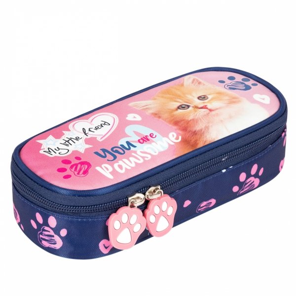 Piórnik Szkolny z Kotkiem Dziewczęcy Kotem Kotki Majewski [PC01]