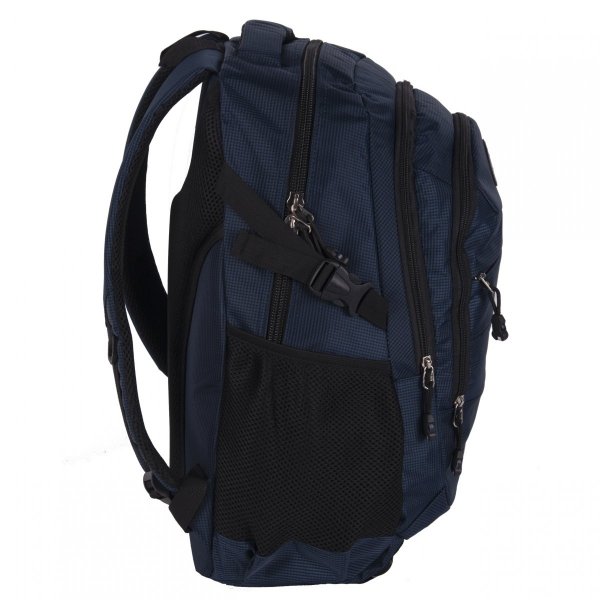 Duży Plecak Młodzieżowy Męski Turystyczny Niebieski do Szkoły [22-30060BL]