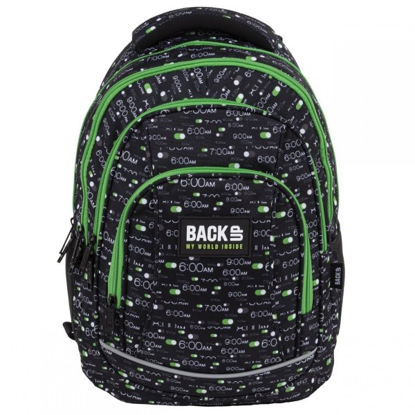 Clock BackUP Plecak Szkolny Młodzieżowy Godziny [PLB4A85]