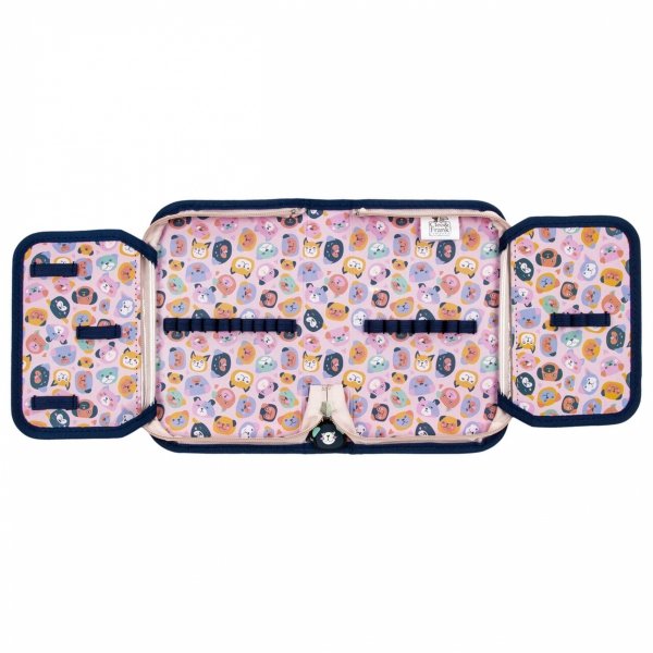 Szkolny Plecak dziewczęcy z pieskami pies komplet [PL15BCF40]