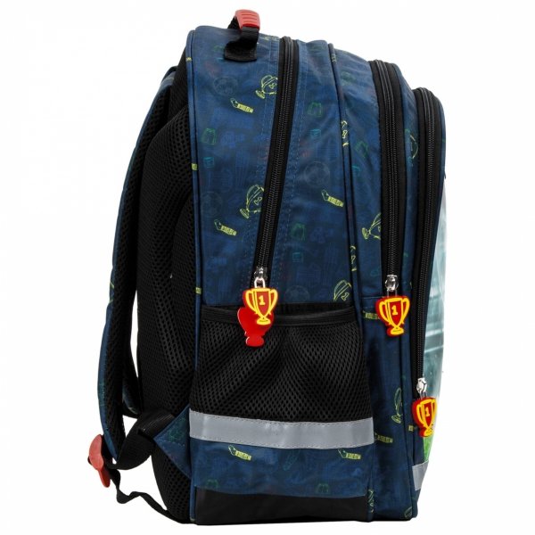 SZKOLNY KOMPLET 5elem. PIŁKARSKI PLECAK CHŁOPIĘCY DO PODSTAWÓWKI FOOTBALL