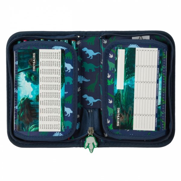 DINOZAURY ZESTAW 5el PLECAK DLA CHŁOPAKA SZKOLNY DO PODSTAWÓWKI DO KLAS 1-4